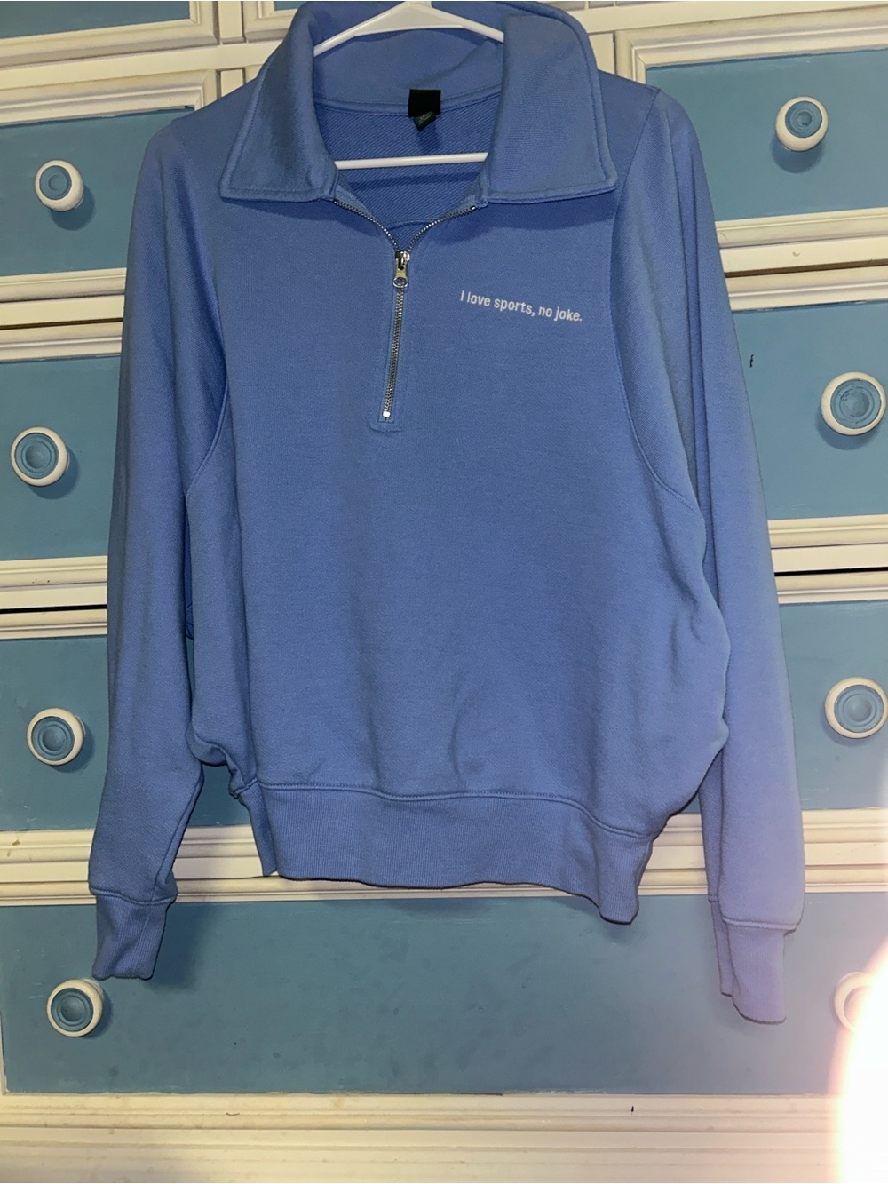 wild fable Periwinkle Half-Zip Pullover Sweatshirt